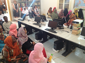 Lecture about International Women’s Day for Khartoum University students Lecture about International Women’s Day for Khartoum University students